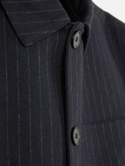 Clearance „Kem“ Jacke Mit Nadelstreifen Und Knopfleiste Herren Jacken Und Mäntel