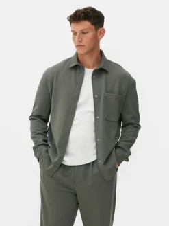 Clearance „Kem“ Jersey-Hemdjacke Herren Hemden