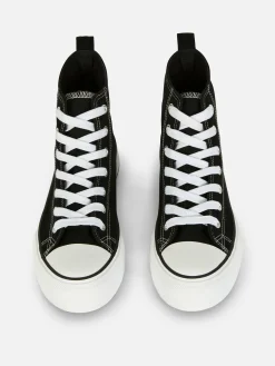 Klassische Canvas-Sneakers Damen Sneakers
