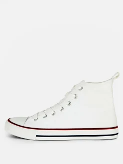 Outlet Klassische High-Top-Sneaker Aus Canvas Damen Sneakers