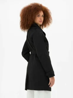 Online Klassischer Doppelreihiger Mac-Mantel Damen Jacken Und Mäntel