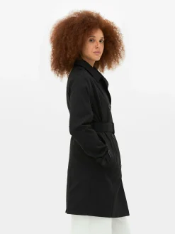 Online Klassischer Doppelreihiger Mac-Mantel Damen Jacken Und Mäntel