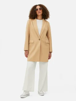 Sale Klassischer Einreihiger Mantel Damen Jacken Und Mäntel