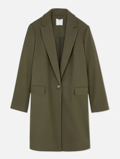 Online Klassischer Einreihiger Mantel Damen Jacken Und Mäntel