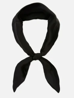 Sale Klassisches Satin-Halstuch Damen Mützen, Handschuhe Und Schals