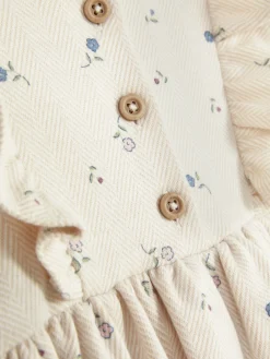 Sale Kleid Mit Blumenmuster Und Rüschen Kleider Und Röcke