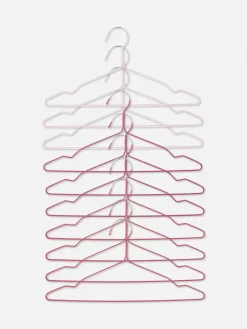 Kleiderhaken Aus Beschichtetem Metall, 10er-Pack Wandaufbewahrung Und Hängelösungen