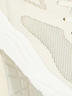 Best Klobige Low-Top-Sneaker Mit Einsätzen Damen Sneakers