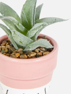 Online Künstliche Sukkulente In Buntem Topf Kunstpflanzen Und -Blumen