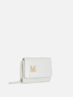 Best Kunstleder-Geldbeutel In Kroko-Optik Mit Initiale Damen Taschen Und Portemonnaies