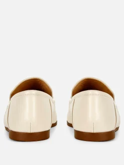 Hot Kunstleder-Loafer Mit Trensenverzierung Damen Flache Schuhe