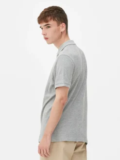 Kurzarm-Poloshirt Aus Piqué Herren Tops Und T-Shirts