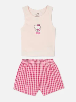 Discount Kurzer „Hello Kitty“ Schlafanzug Zum 50. Jubiläum Damen Schlafanzüge