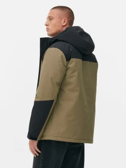 Online Kurzer Mantel In Blockfarben Herren Jacken Und Mäntel