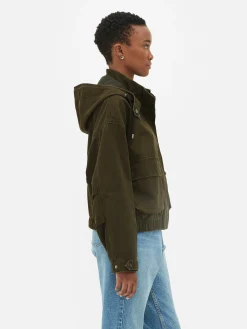 Discount Kurzer Parka Damen Jacken Und Mäntel