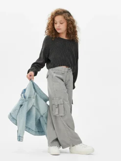 Best Kurzer Pullover In Verwaschener Optik Kinder Pullover Und Cardigans