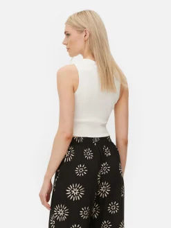 Discount Kurzes, Geripptes Trägertop Damen Tops Und T-Shirts