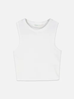 Discount Kurzes, Geripptes Trägertop Damen Tops Und T-Shirts