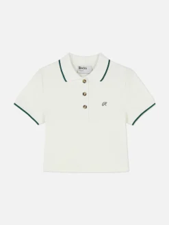 Best Kurzes „Rita Ora“ Poloshirt Damen Tops Und T-Shirts