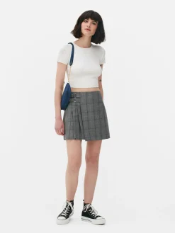 Outlet Kurzärmeliger, Bauchfreier Pullover Damen Pullover Und Cardigans