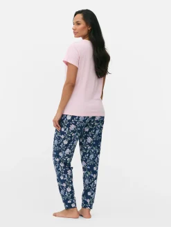 Kurzärmeliger Schlafanzug Zum Kombinieren Damen Schlafanzüge