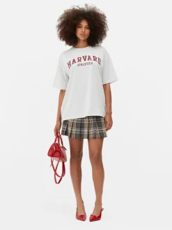 Best Kurzärmeliges „Harvard“ T-Shirt Damen Tops Und T-Shirts