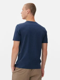 Clearance Kurzärmeliges Slim-Fit-T-Shirt Herren Tops Und T-Shirts