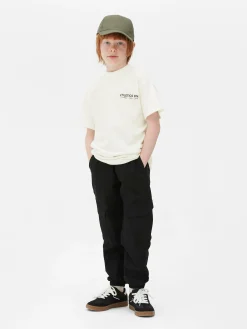 Online Kurzärmeliges Sport-T-Shirt Mit Grafik Kinder Tops Und T-Shirts