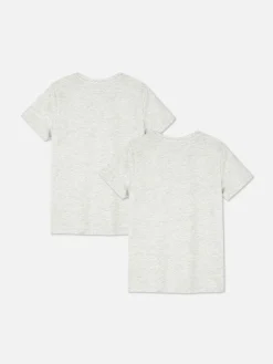 Online Kurzärmeliges T-Shirt, 2er-Pack Kinder Tops Und T-Shirts