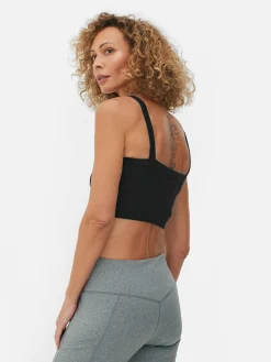 Hot Kurz-Top Mit Rippenstruktur Damen Tops Und T-Shirts