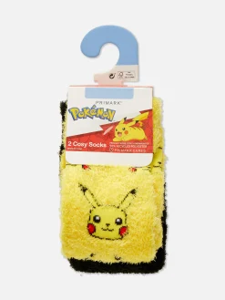New Kuschelige „Pokémon“ Socken, 2er-Pack Kinder Socken