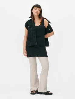 New Lang Geschnittenes Basic-Trägertop Damen Tops Und T-Shirts