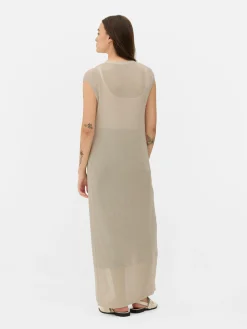 Clearance Lange, ärmellose Strickjacke Damen Pullover Und Cardigans