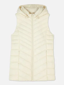 Lange Steppweste Damen Jacken Und Mäntel