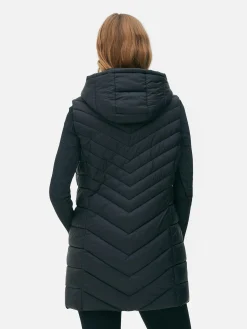 Sale Lange Steppweste Damen Jacken Und Mäntel