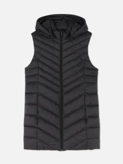 Sale Lange Steppweste Damen Jacken Und Mäntel