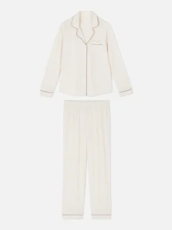 Hot Langer Boyfriend-Schlafanzug Damen Schlafanzüge