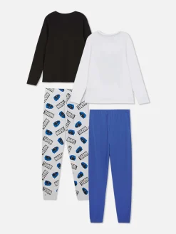 Best Langer „Marvel Black Panther“ Schlafanzug, 2er-Pack Kinder Schlafanzüge Und Nachtwäsche