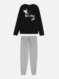 Hot Langer „Rick And Morty“ Schlafanzug Herren Schlafanzüge