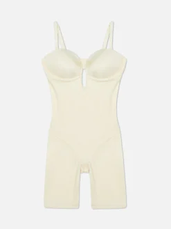 Discount Langer Shapewear-Body Mit Tiefem Dekolleté Damen Shapewear