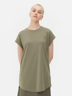 Outlet Langes Essential-T-Shirt Damen Tops Und T-Shirts