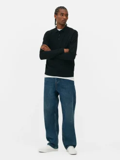 Best Langärmeliger Polopullover Herren Pullover Und Cardigans