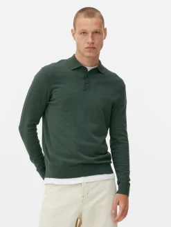 Clearance Langärmeliger Polopullover Herren Pullover Und Cardigans