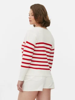 Best Langärmeliger Pullover Mit U-Boot-Ausschnitt Damen Pullover Und Cardigans