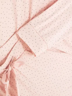 Langärmeliger Schlafanzug Mit Schleifen-Detail Damen Schlafanzüge