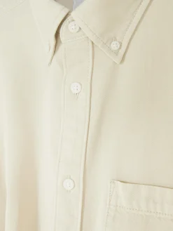 Langärmeliges Hemd Aus Baumwoll-Twill Herren Hemden