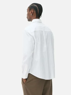 Langärmeliges Jacquardhemd Herren Hemden