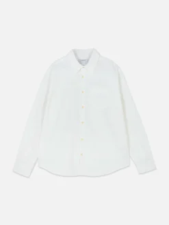 Langärmeliges Jacquardhemd Herren Hemden