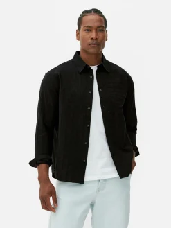 Sale Langärmeliges Jacquardhemd Herren Hemden