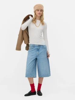 Outlet Langärmeliges „Rita Ora“ Stretch-T-Shirt Damen Tops Und T-Shirts